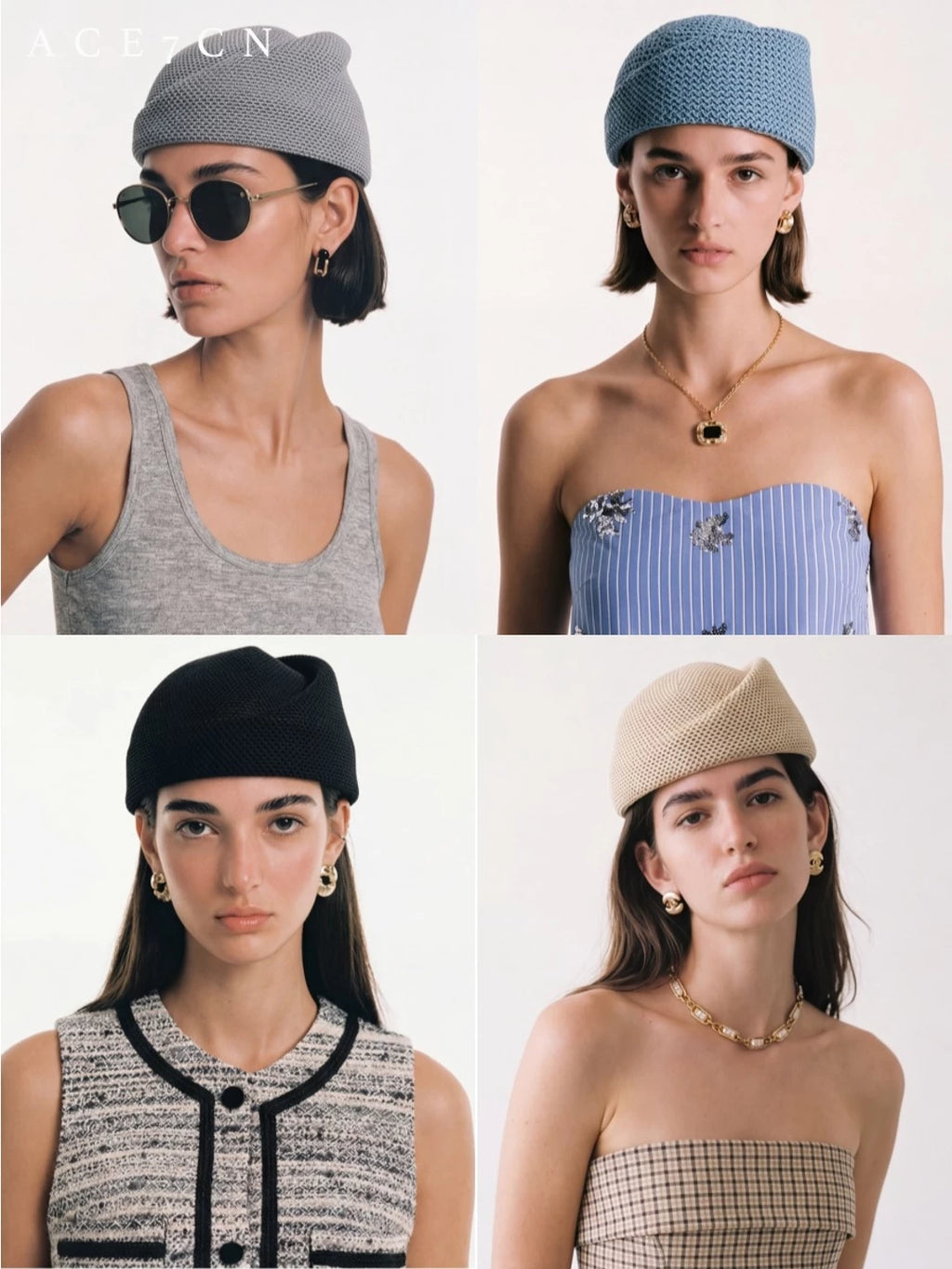 British Vintage Pillbox Hat Summer Openwork pillbox