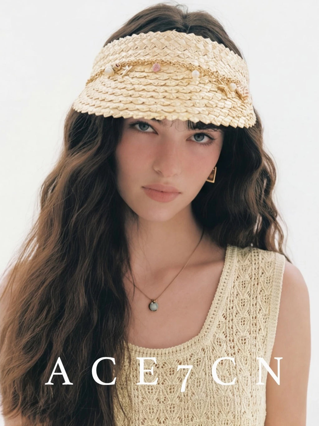 Light-French Refined Visor Handmade Straw-Woven Sun Hat