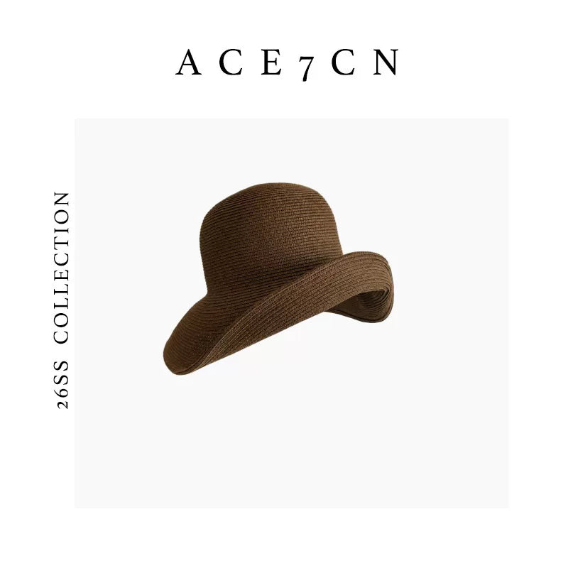 Nordic Colorful Vintage Chic Roll-Brim Bucket Hat