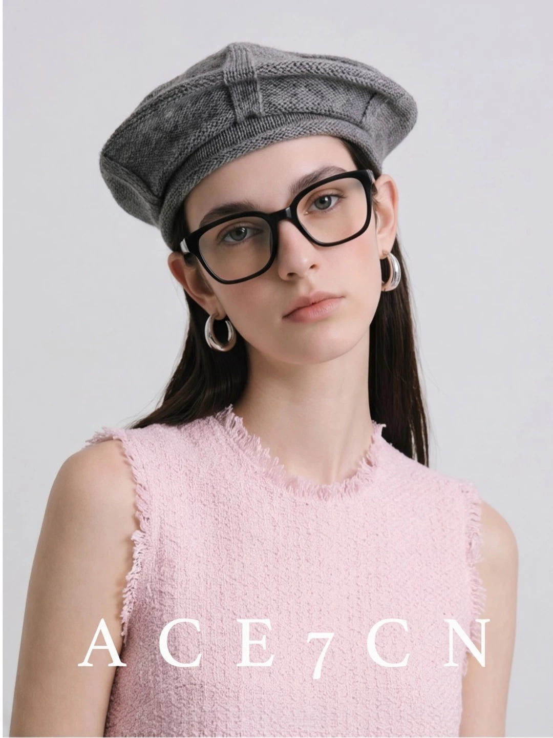 Danish Relaxed Knit Beret Exclusive Soft Wool