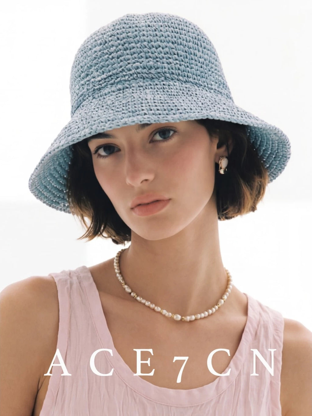 Parisian Woven Bucket Hat Breathable Soft-Brim Bucket