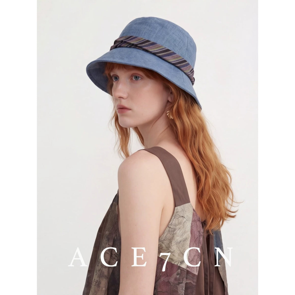 Korean Niche Bucket Hat Wide-Brim Bucket Hat