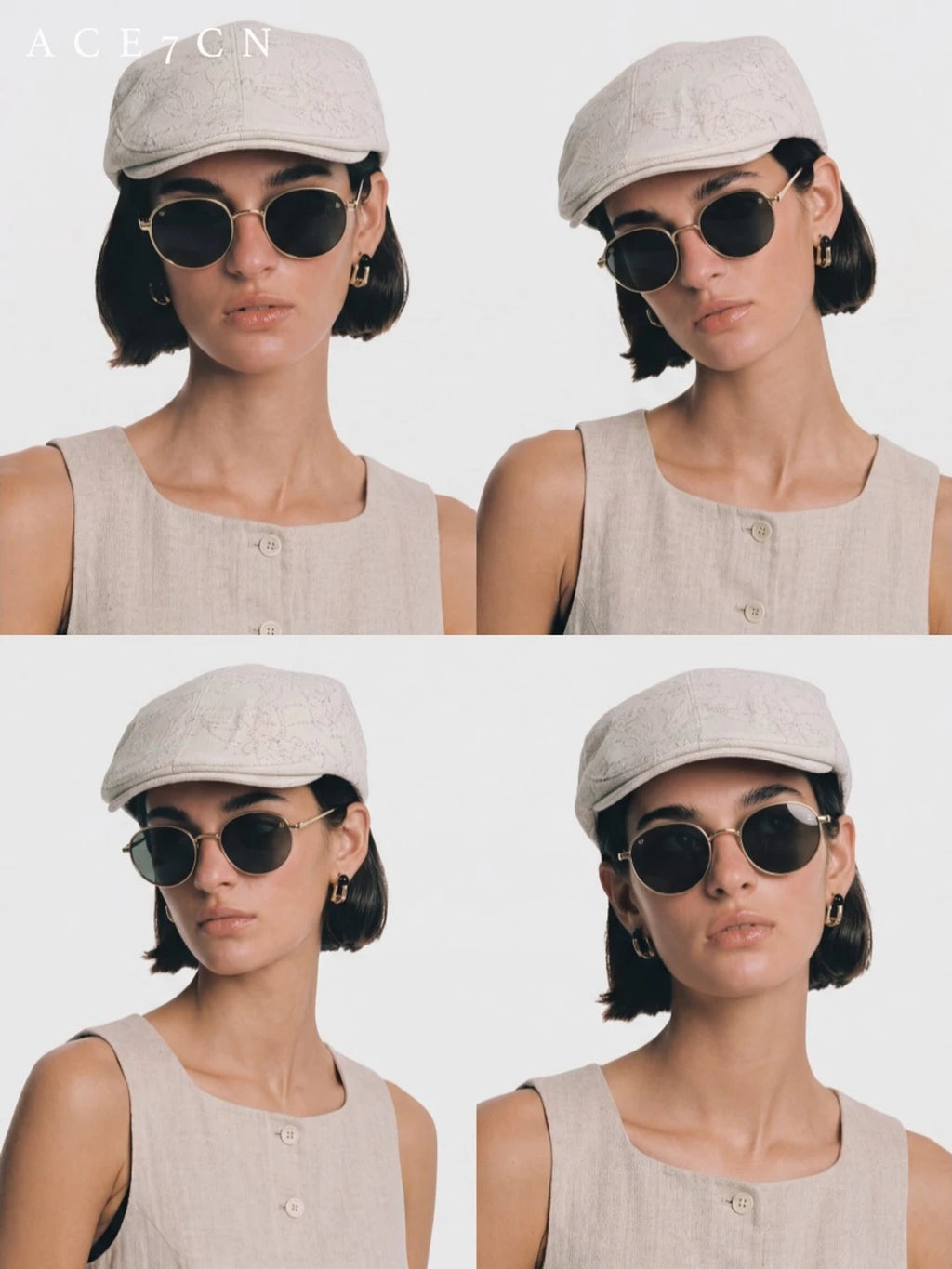 Old-Money Vintage Premium Cotton Flat Cap British