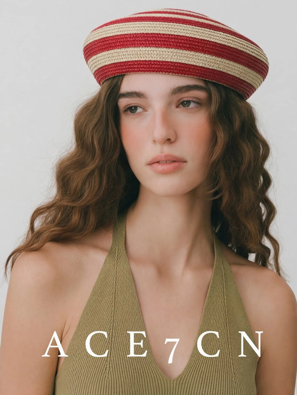 Nordic Niche Striped Pillbox Hat pillbox Round