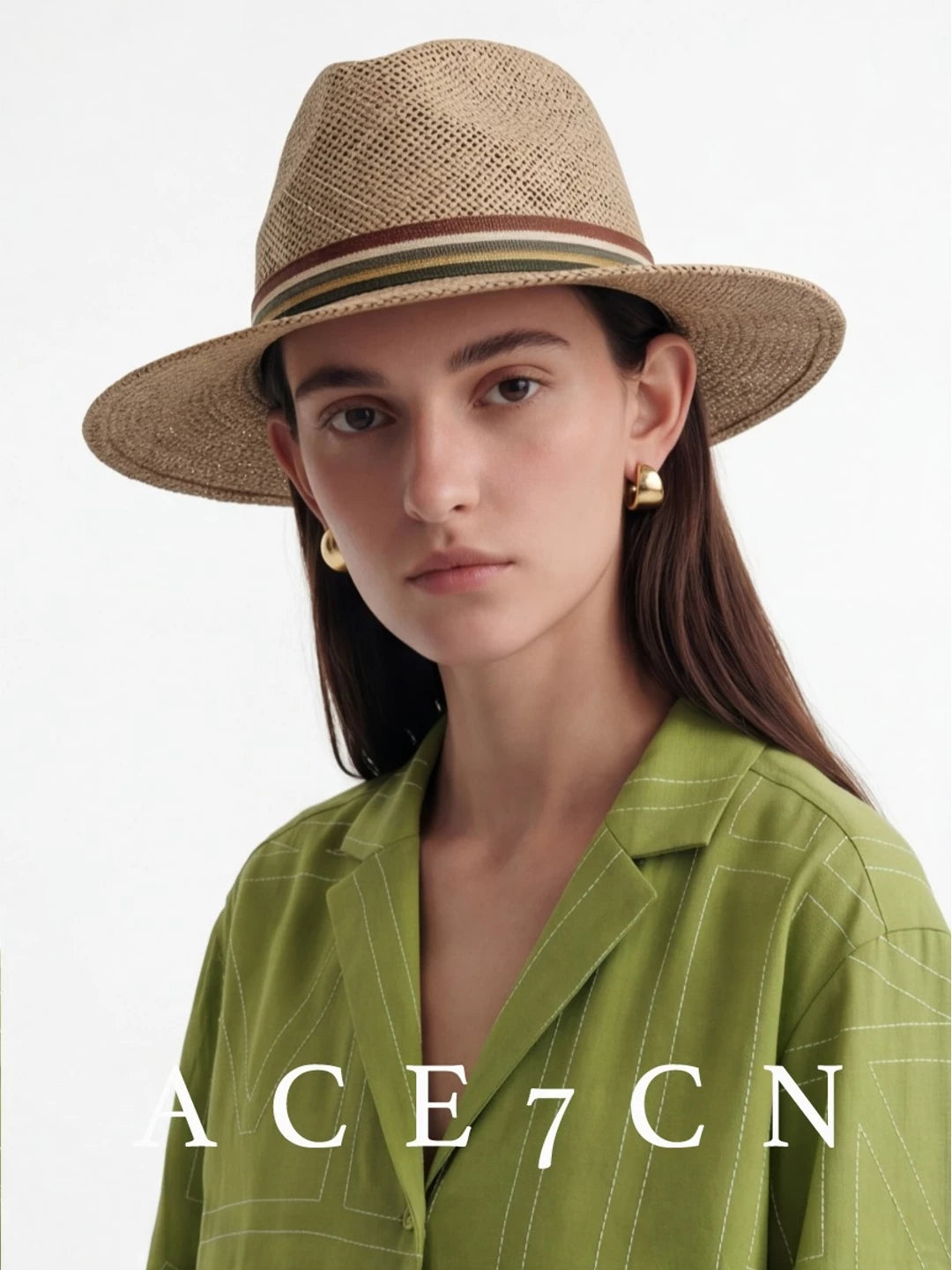 English Vintage Old-Money Dress Hat Seagrass Woven