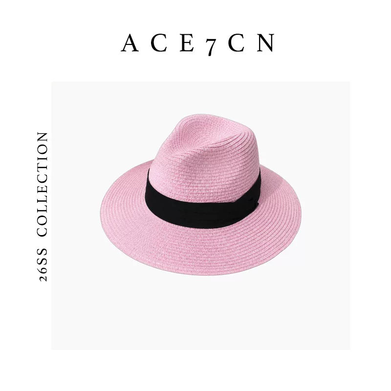 Spanish Niche Wide-Brim Straw Hat Straw Hat