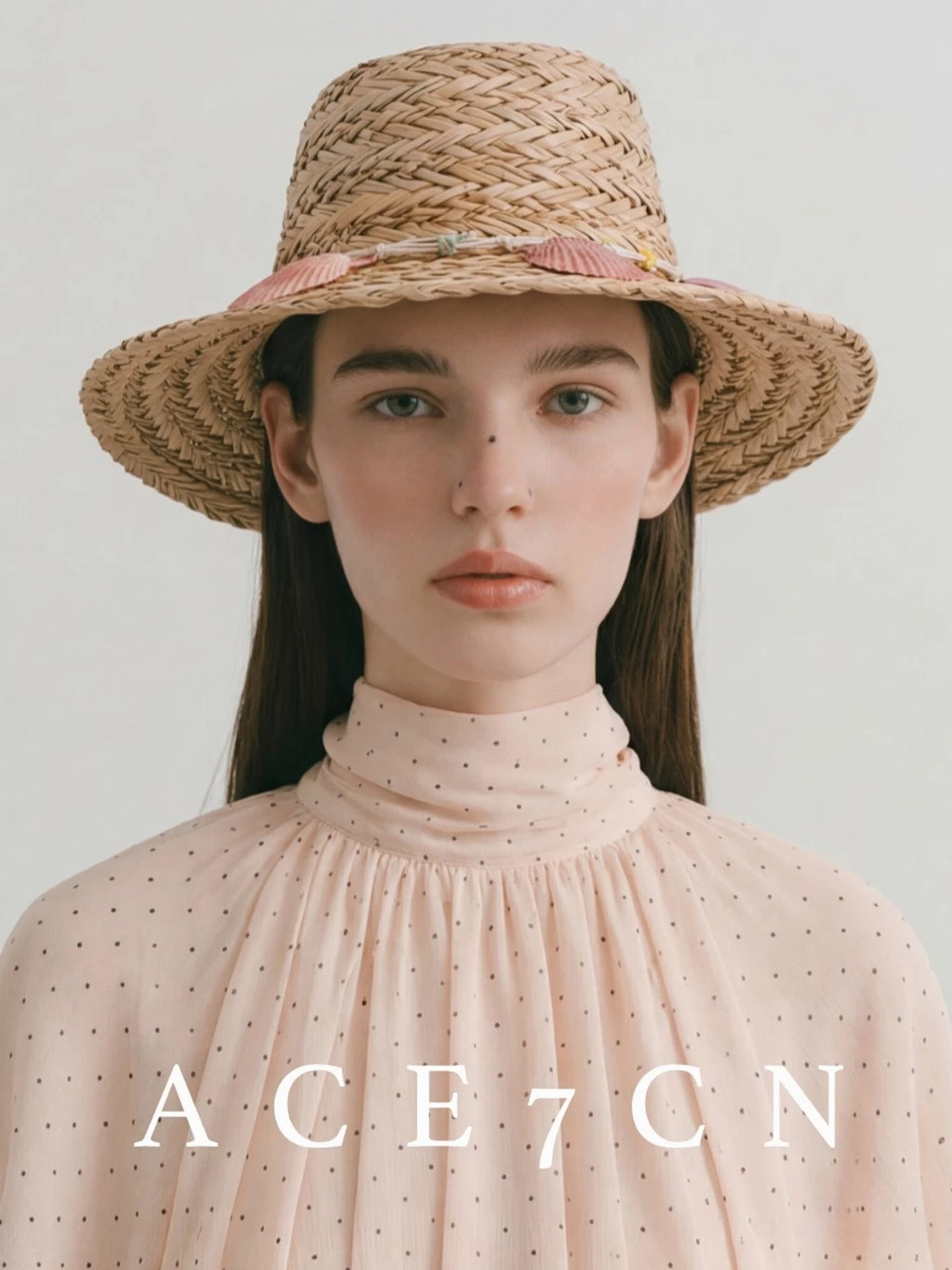 Old-Money Vintage Natural Natural-Straw Dress Hat Handmade