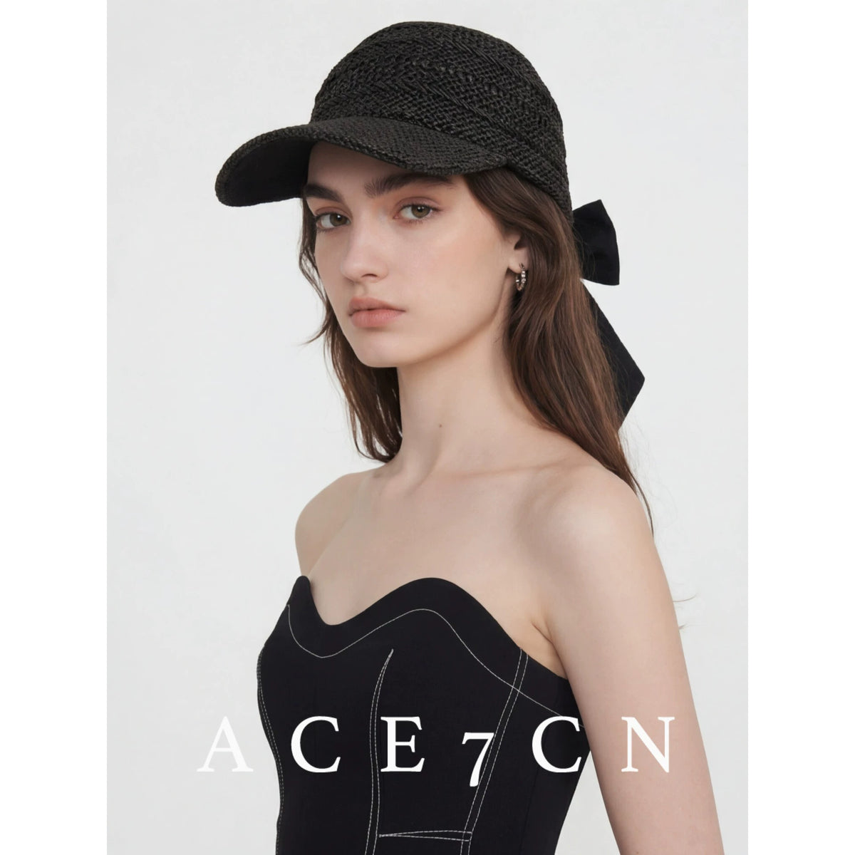 Korean Niche Paper-Straw Baseball Cap Handmade Openwork