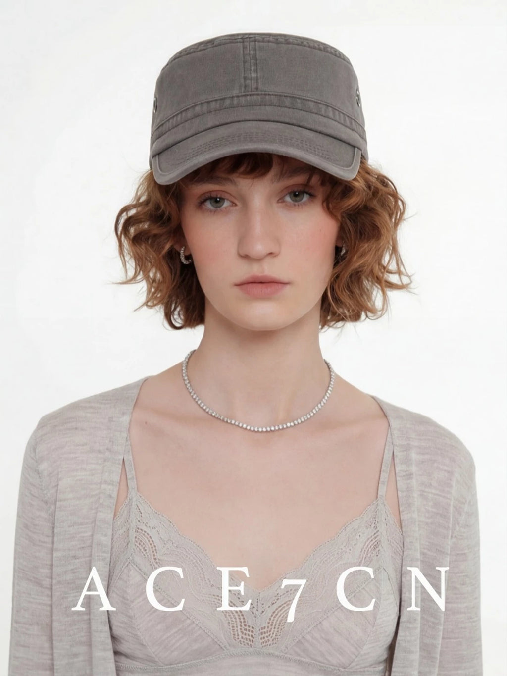 Urban Chic Denim Riding Hat Distressed Denim