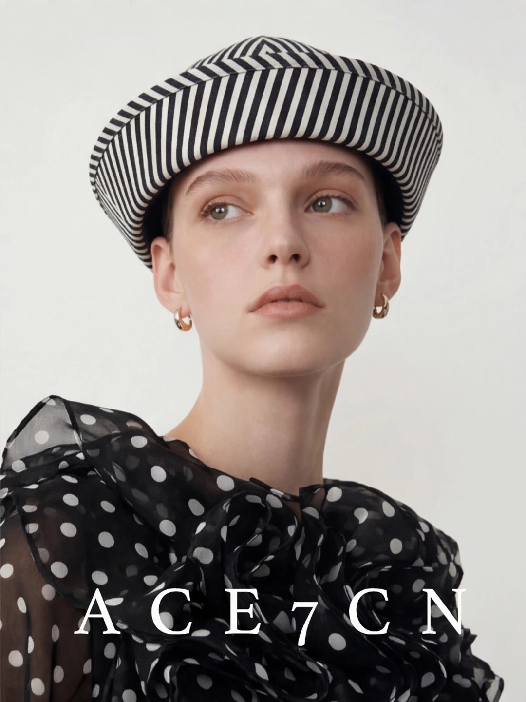 Nordic Niche Striped Roll-Brim Pillbox Hat Sailor