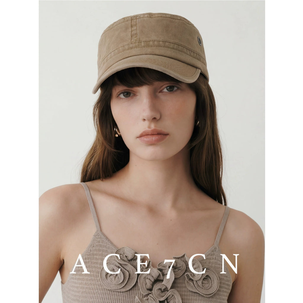 Urban Chic Denim Riding Hat Distressed Denim