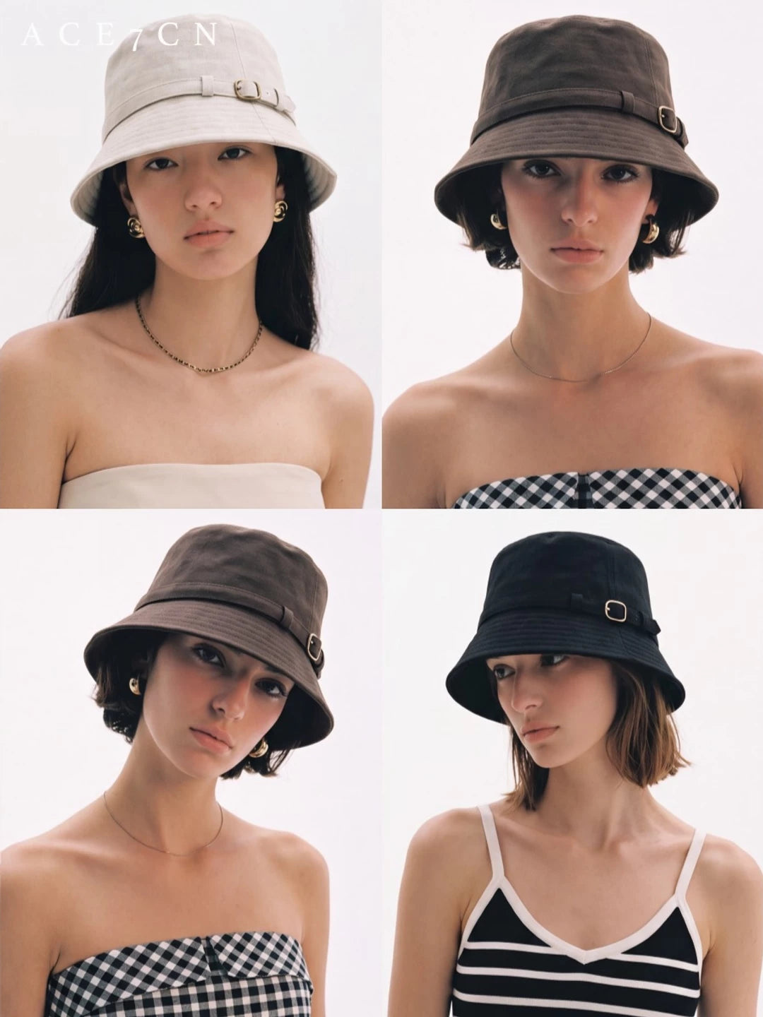 Nordic Minimalist Bucket Hat Urban Chic Bucket