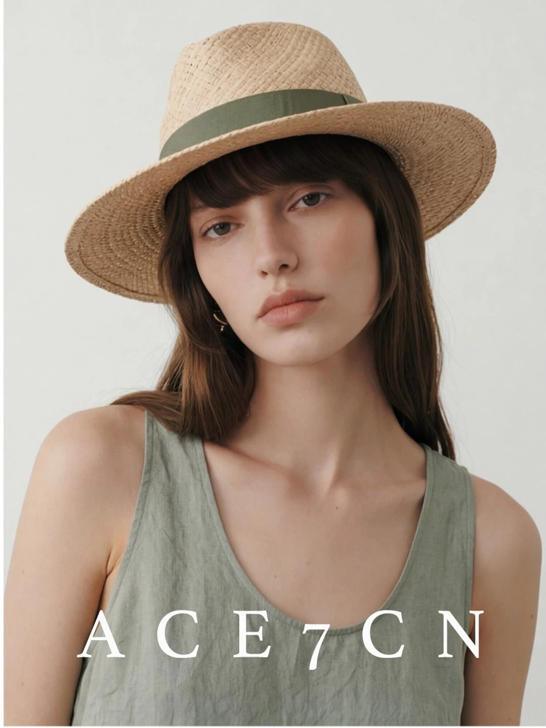 South-France Natural Raffia Dress Hat Resort Straw