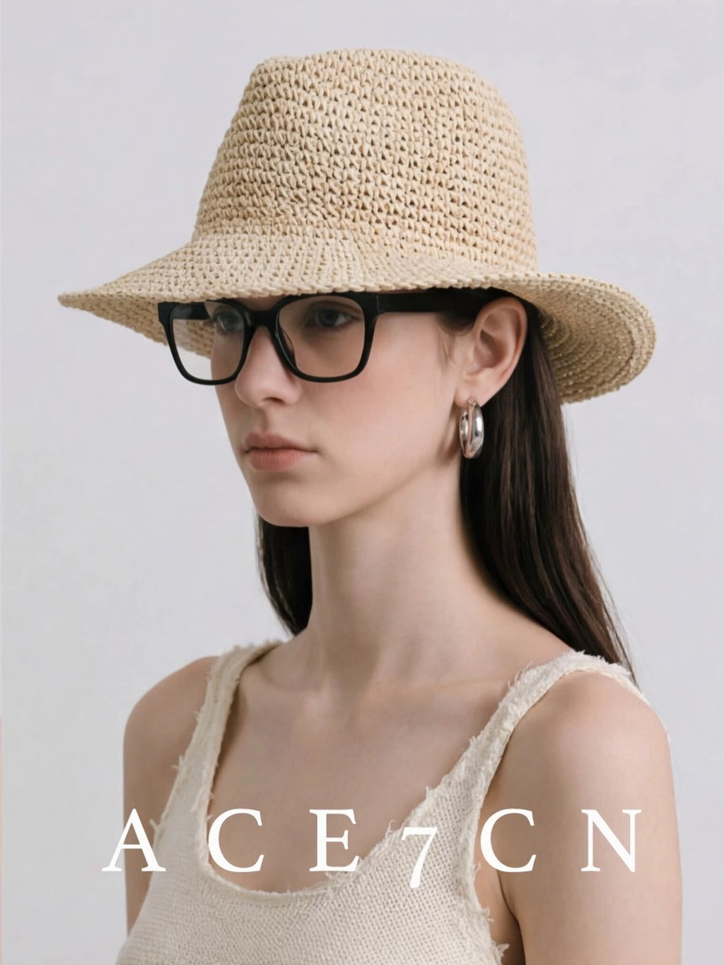 South American Western Straw Hat Minimalist Classic