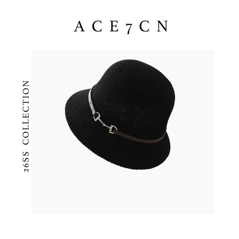British Vintage Bucket Hat Outdoor Breathable Bucket