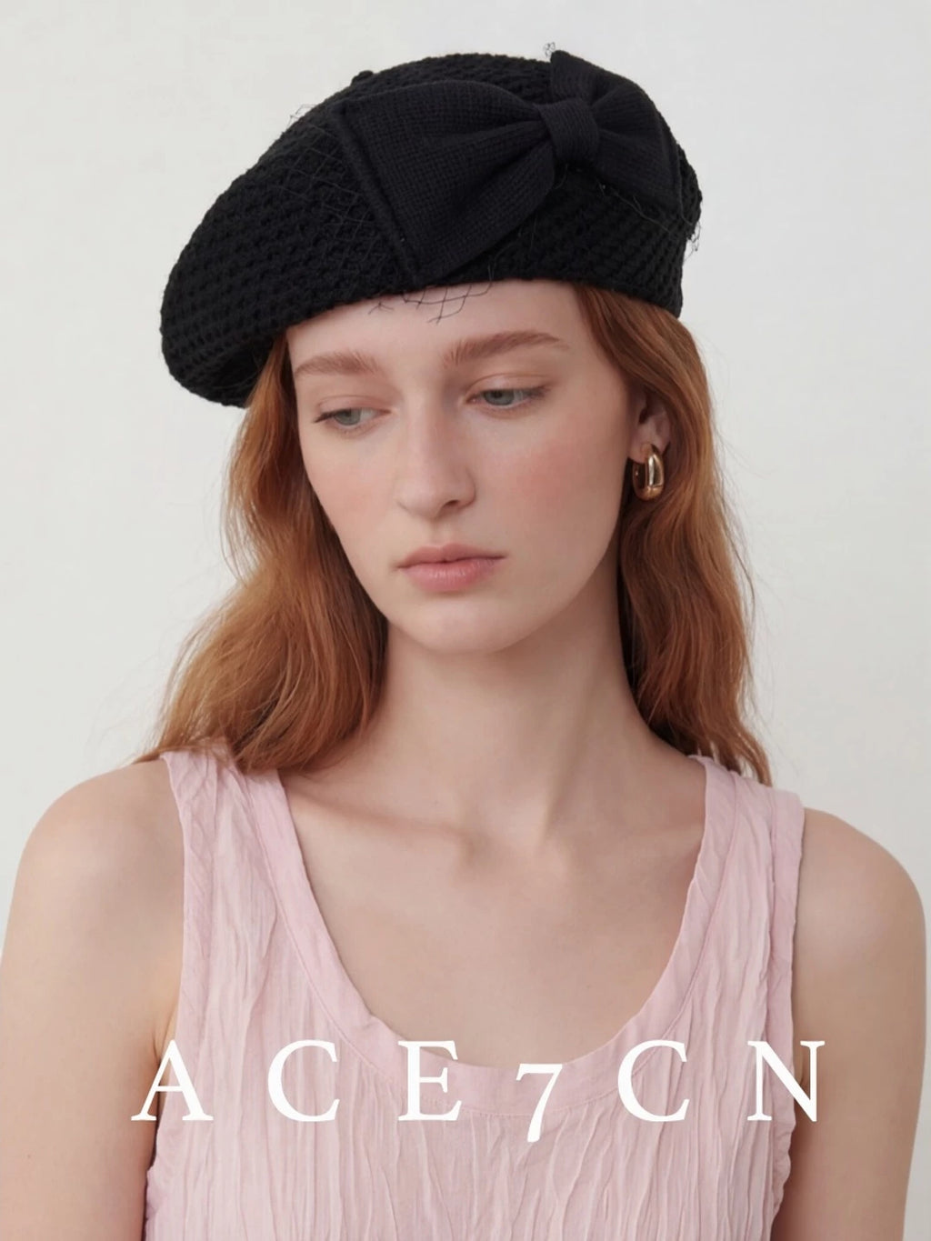 Designer Beret Bow Painter Beret Travel-Look Women