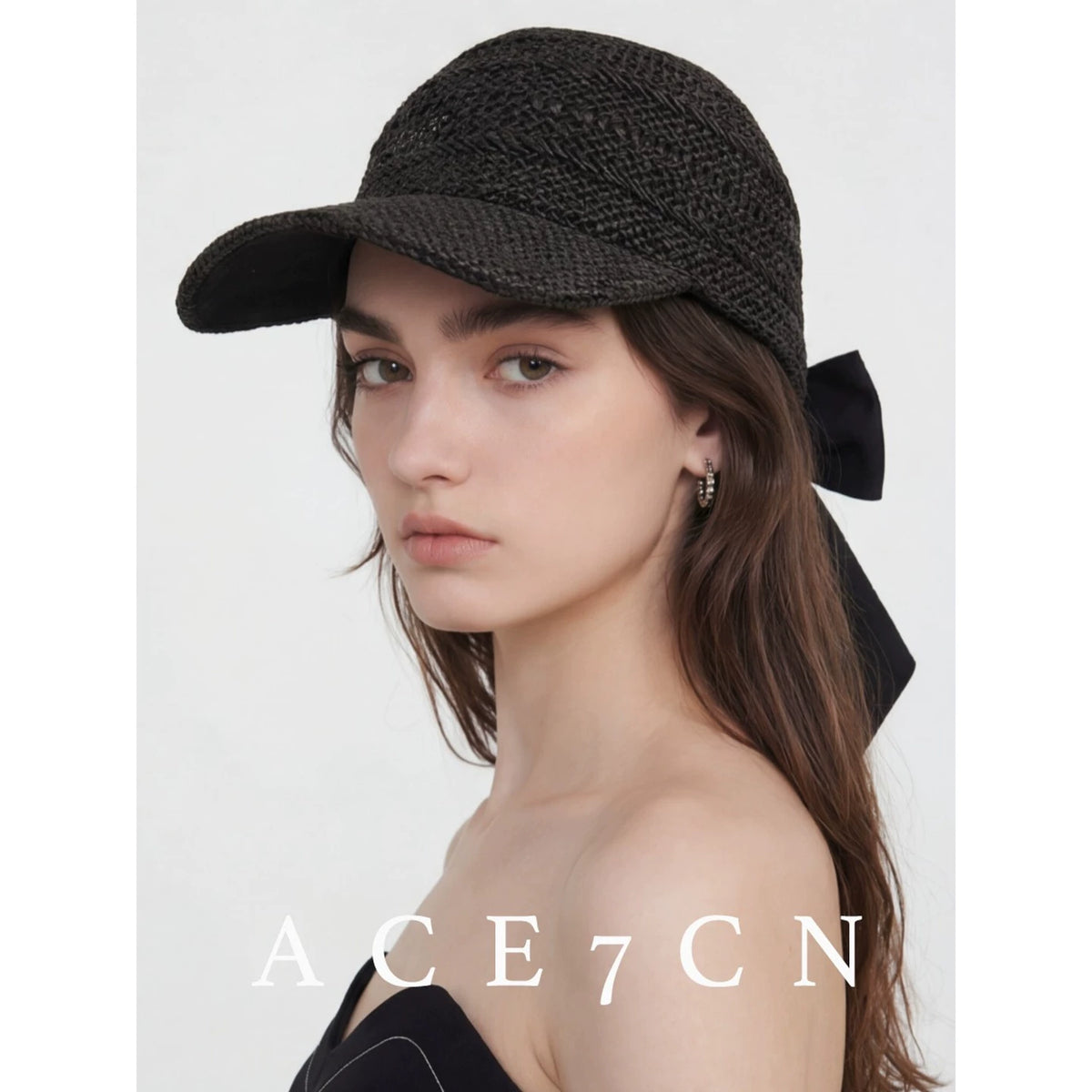 Korean Niche Paper-Straw Baseball Cap Handmade Openwork