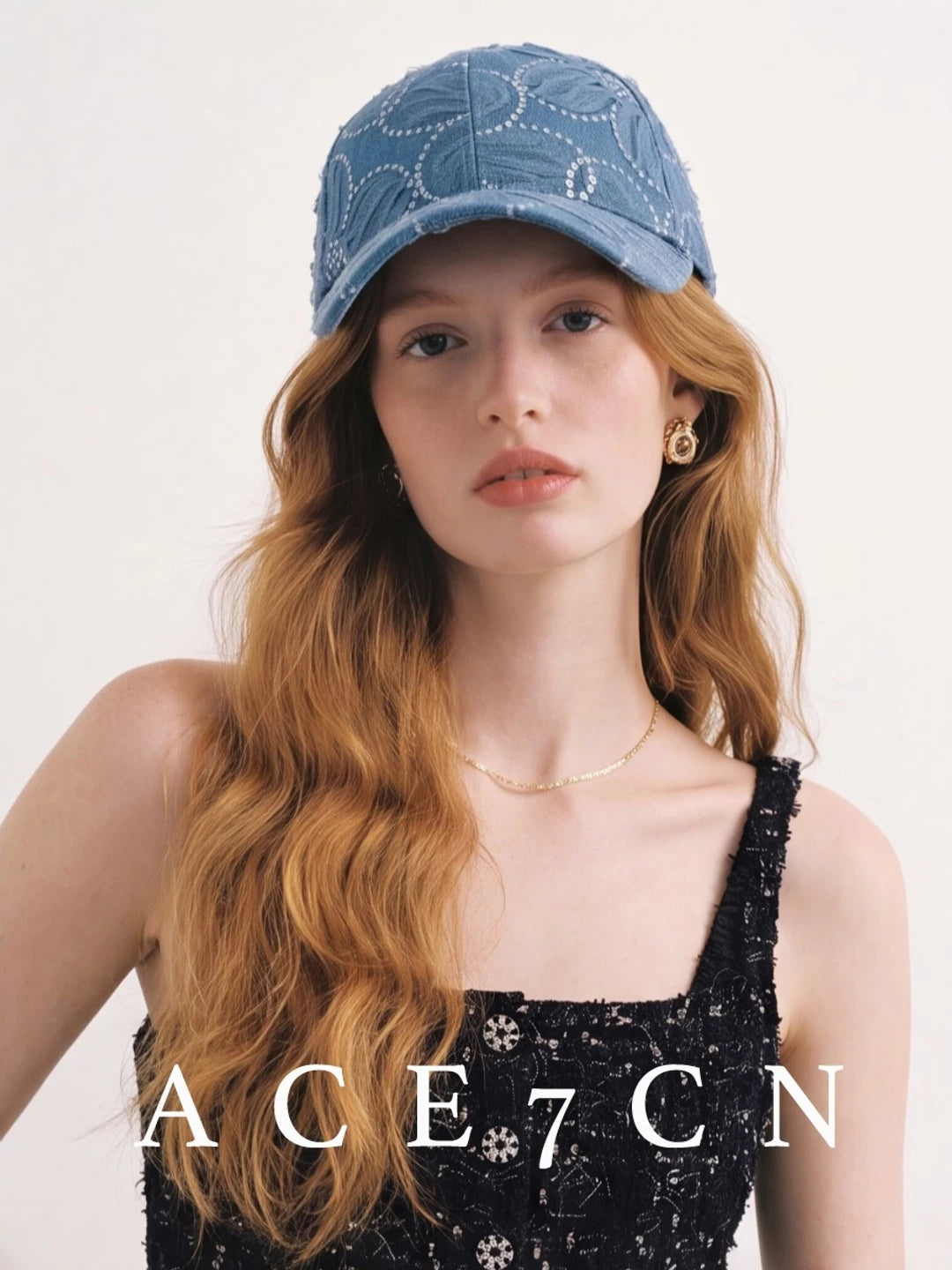 Nordic Niche Lace Baseball Cap Refined Cap