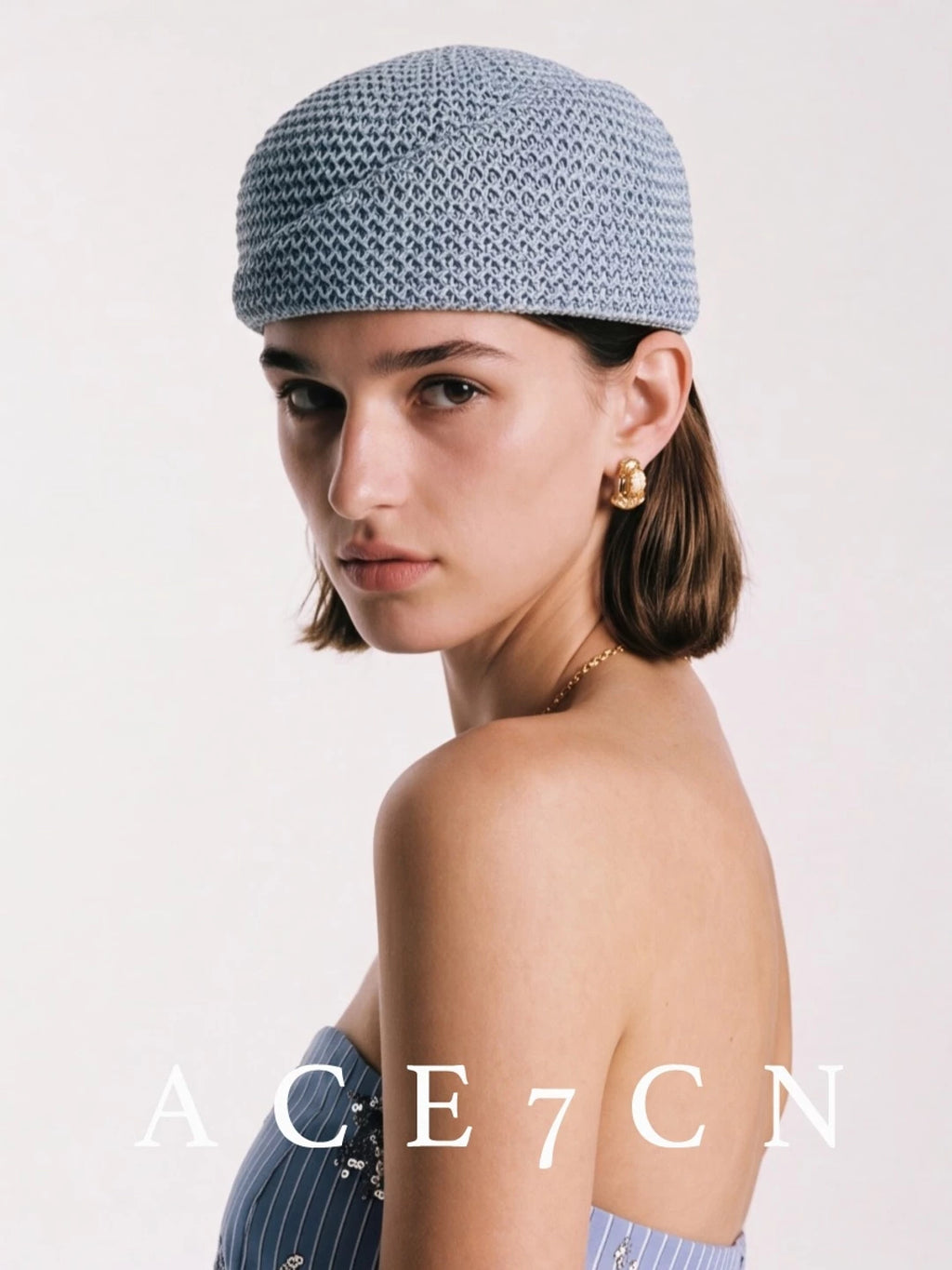 French Vintage Pillbox Hat Summer Openwork pillbox