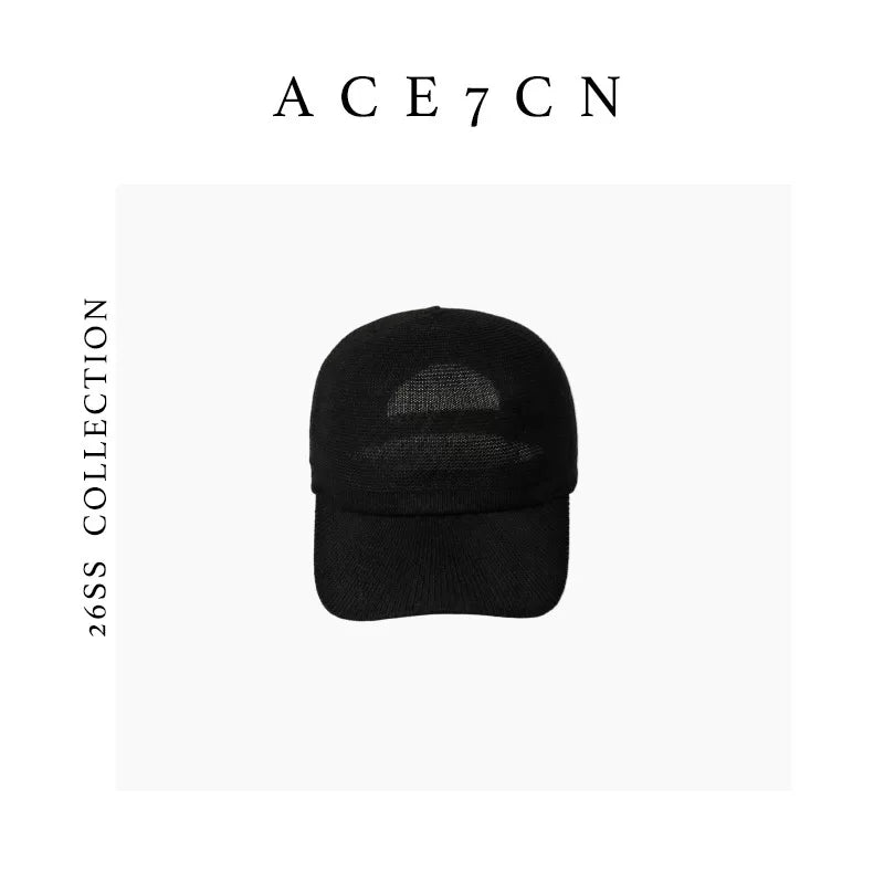 Urban Minimalist Equestrian Hat Breathable Knit Riding