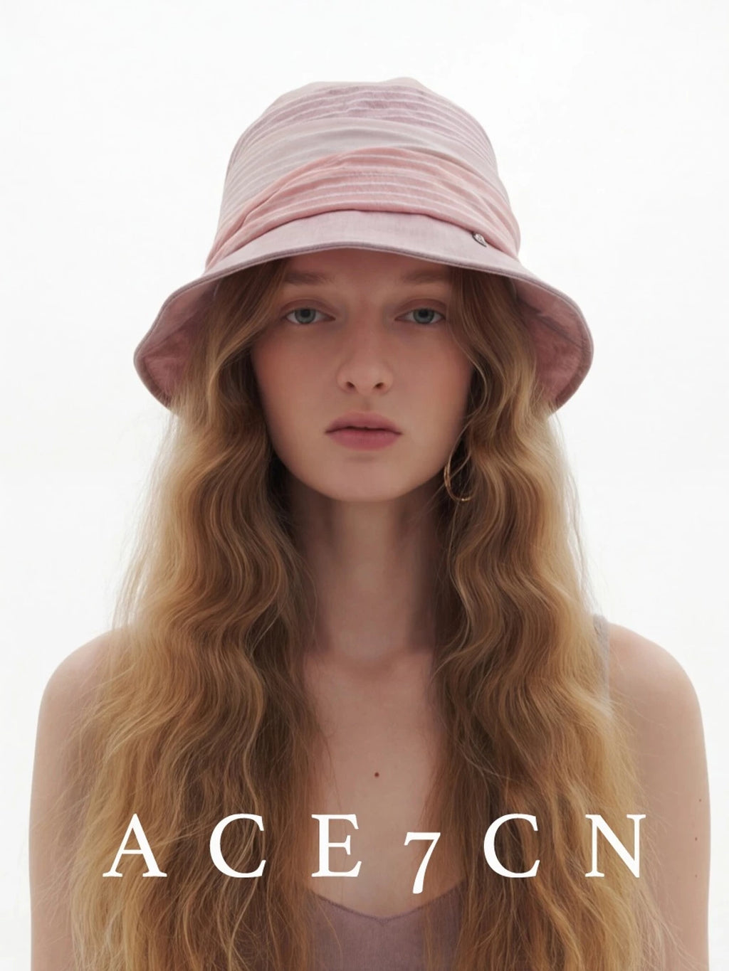 Nordic Niche Designer Multi-Stripe Bucket Hat Color-Block