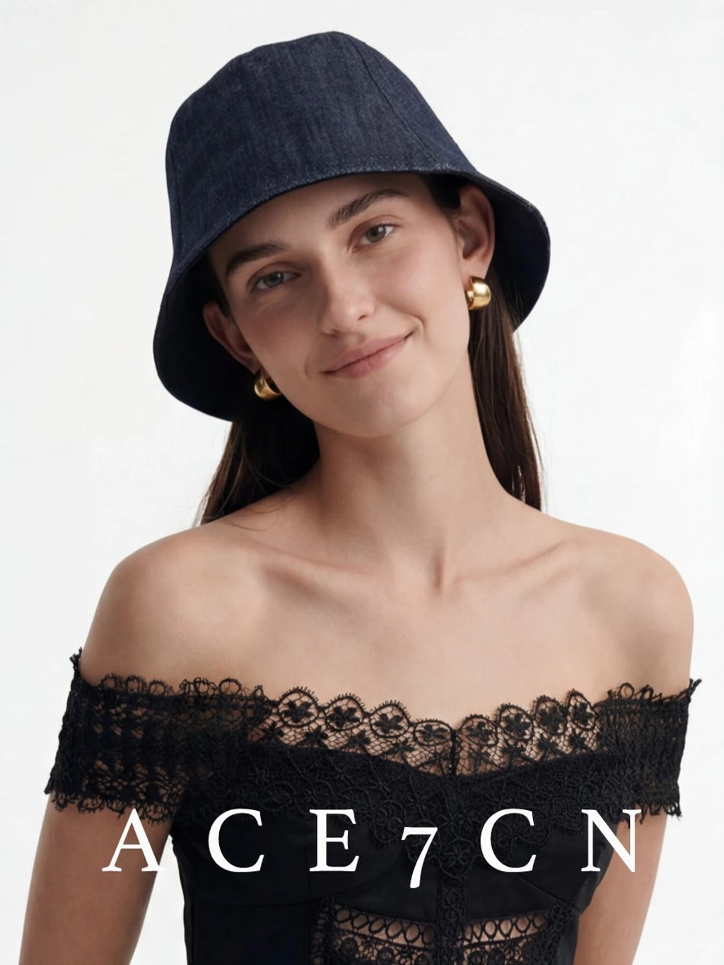 Urban Casual Raw-Denim Denim Bucket Hat Japanese