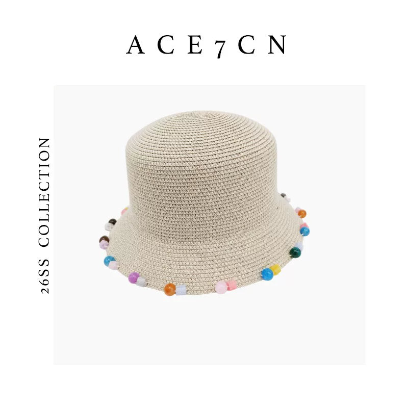 South-France Midsummer Handmade Bucket Hat Japanese Bucket