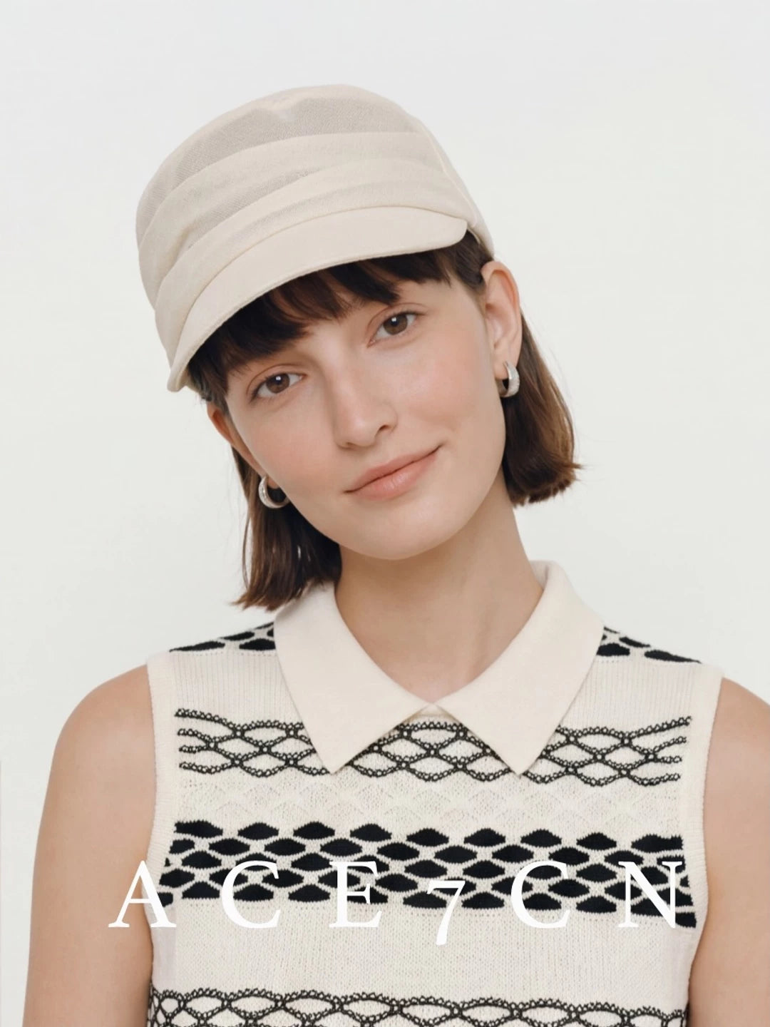 Vintage Elegant Japanese Washi Equestrian Hat Breathable