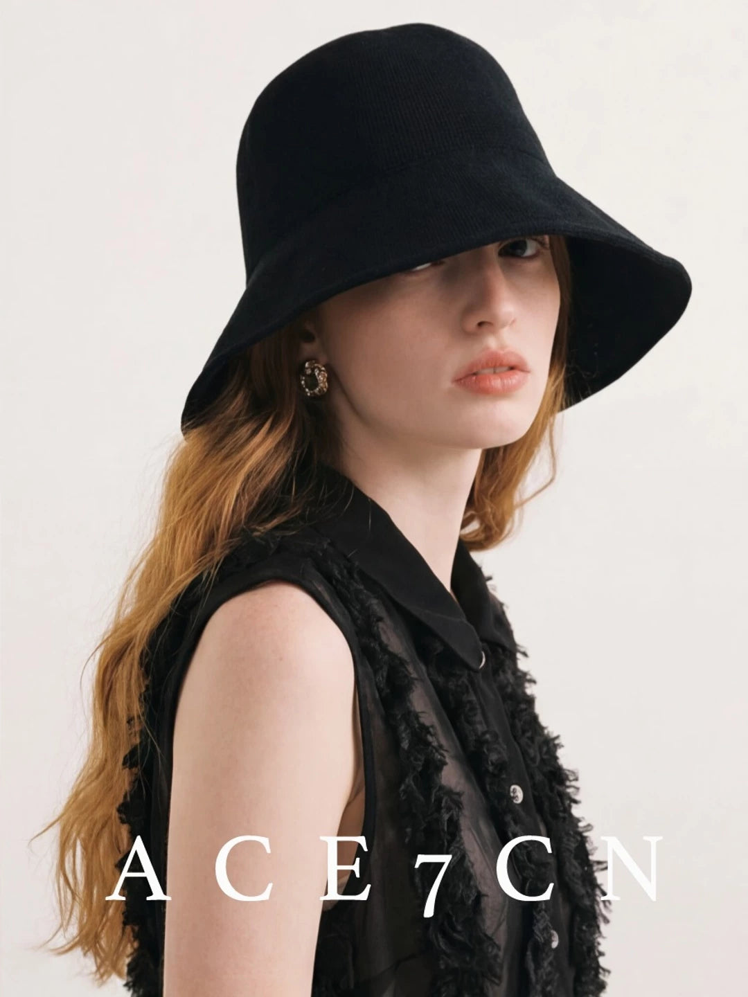 Bucket Hat Casual Breathable Sun Hat Wide-Brim