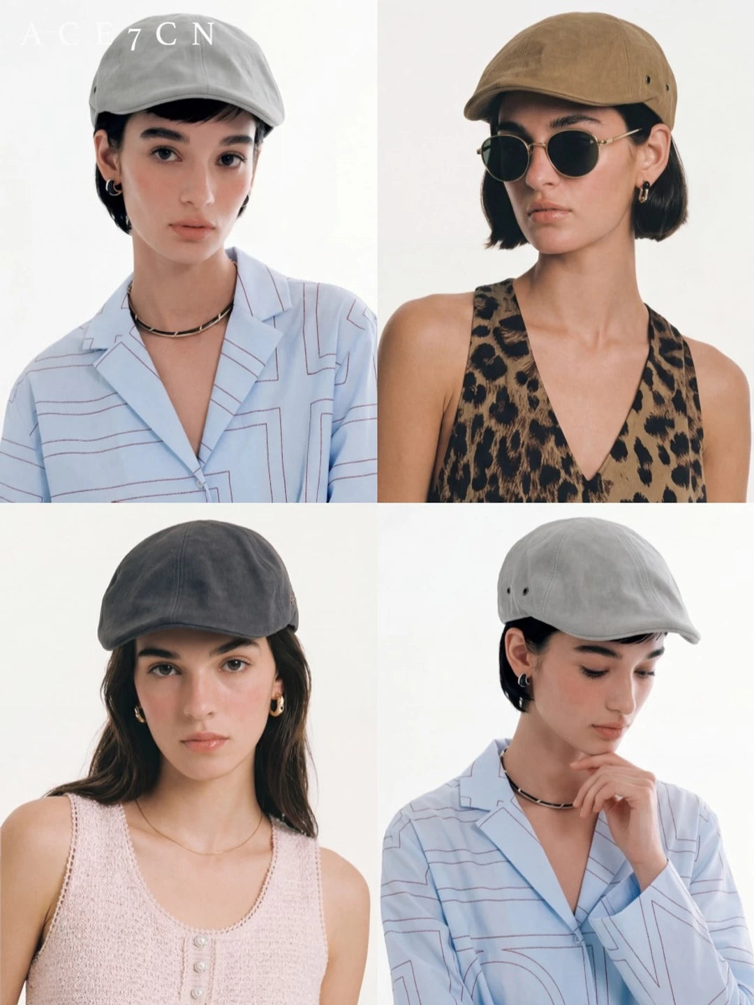Vintage Old-Money Elegant Flat Cap Urban Casual