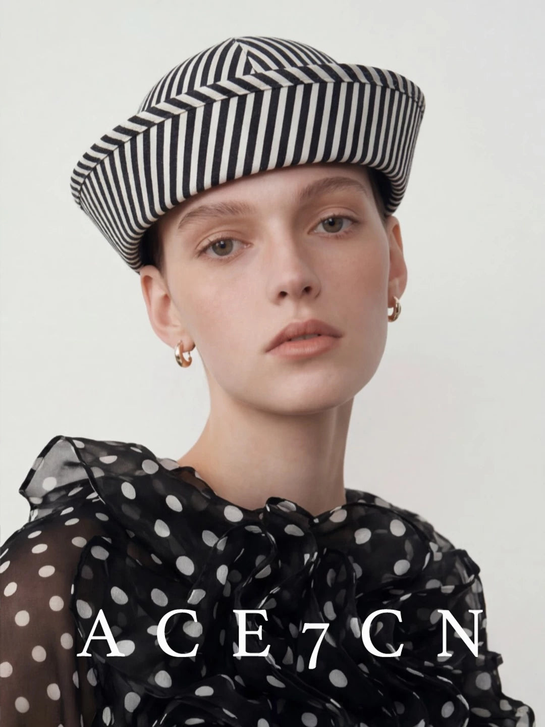 Nordic Niche Striped Roll-Brim Pillbox Hat Sailor