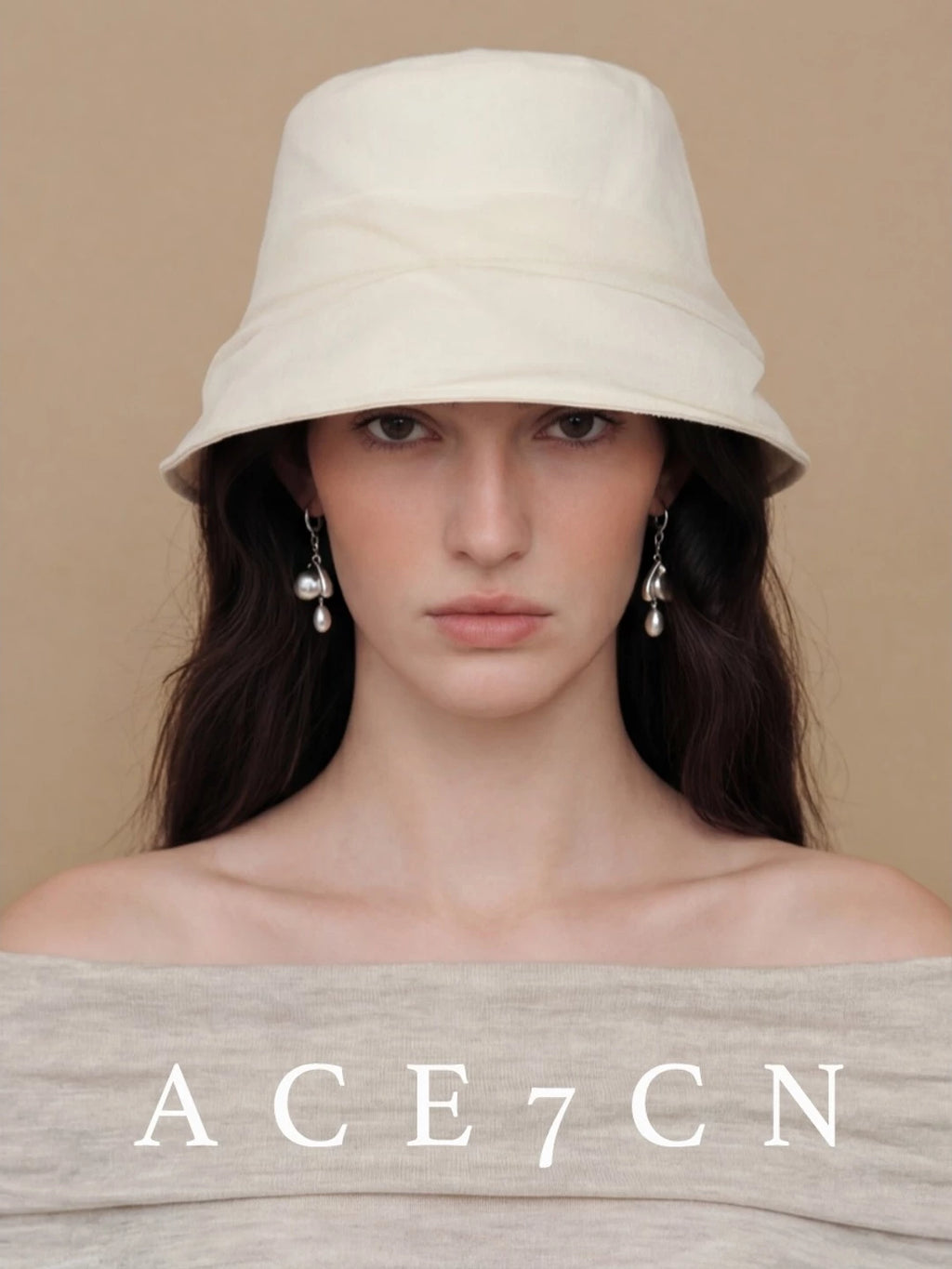 French Muted Bucket Hat Everyday Travel Sun-Protection