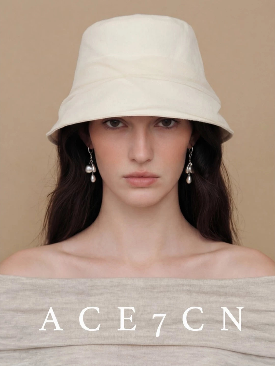 French Muted Bucket Hat Everyday Travel Sun-Protection