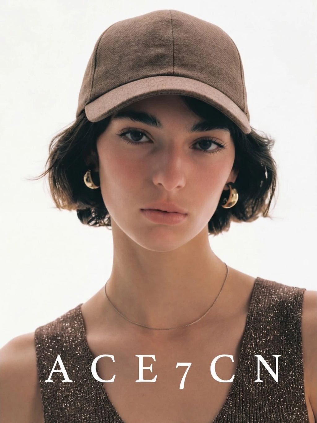 Urban Minimalist Linen Riding Hat Breathable Sun-Shade