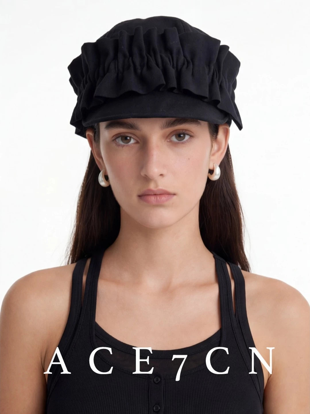 Japanese Artsy Handmade Floral-Shaped Hat Lightweight Travel-Look