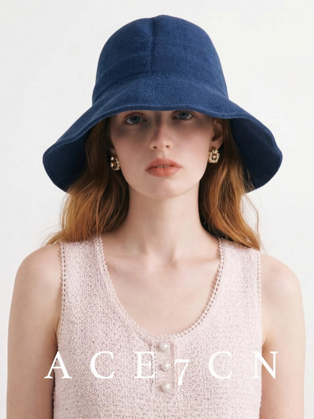 Bucket Hat Casual Breathable Sun Hat Wide-Brim