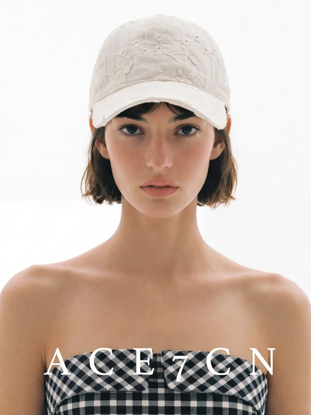 Light-French Elegant Handmade Equestrian Hat Embroidered Baseball