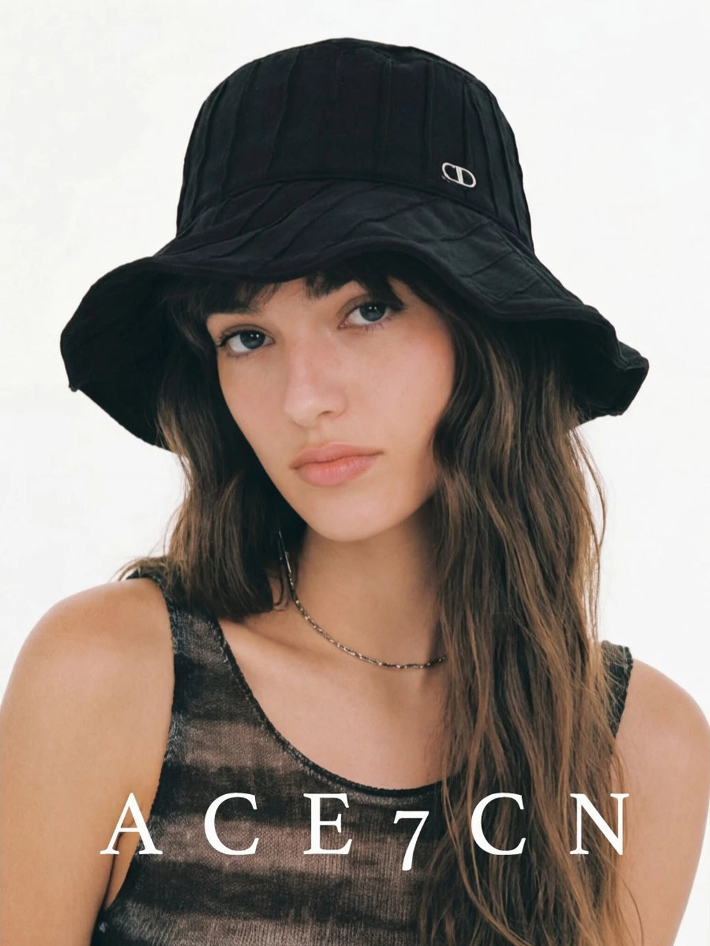 Japanese Outdoor Handmade Pleated Bucket Hat Bucket