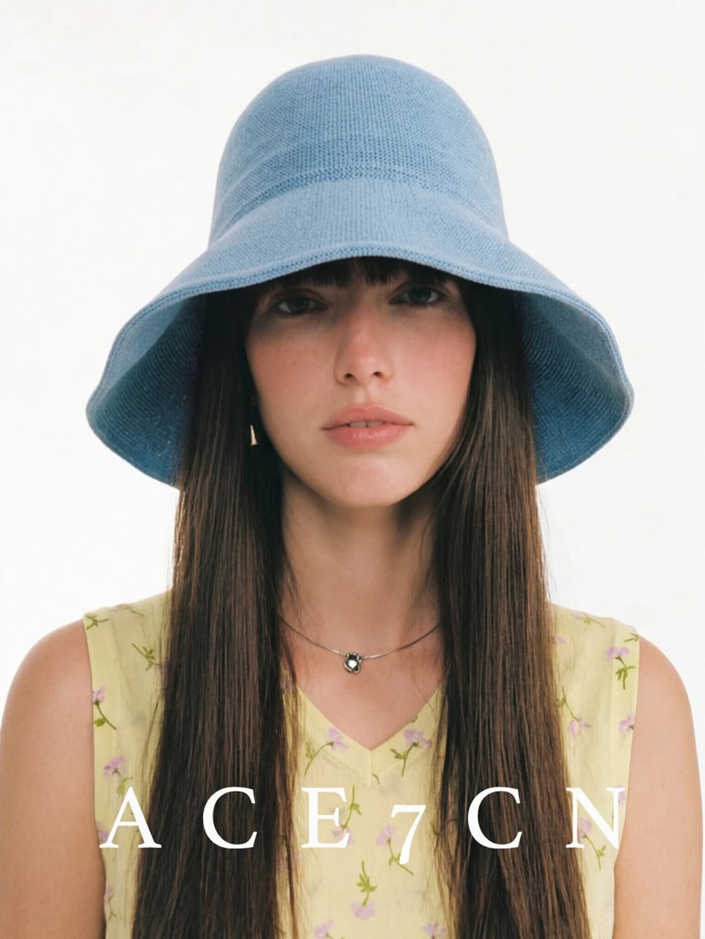 Bucket Hat Casual Breathable Sun Hat Wide-Brim