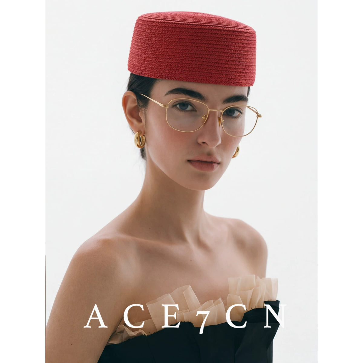 British Vintage Straw-Woven Pillbox Hat pillboxhat Round