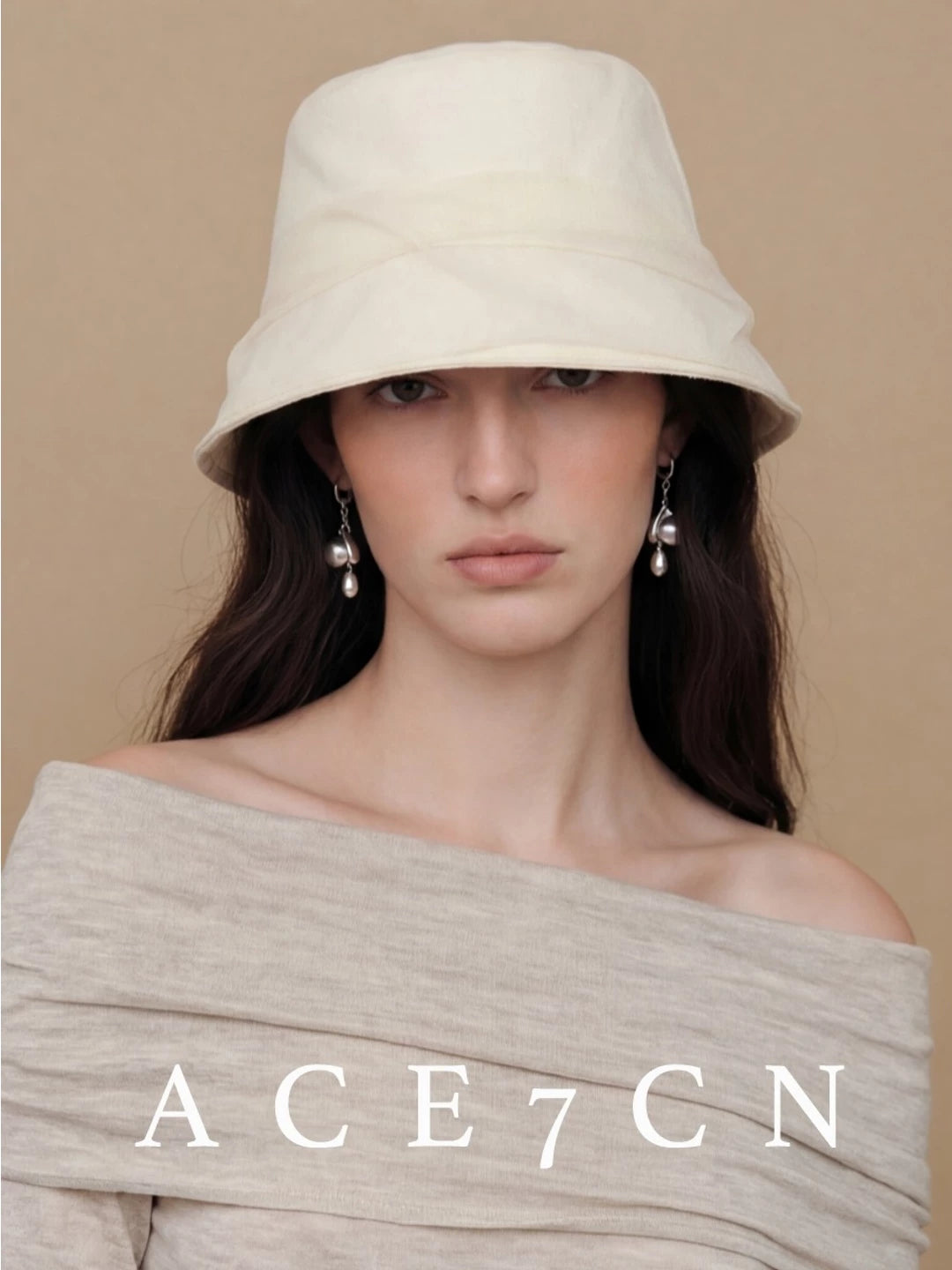 French Muted Bucket Hat Everyday Travel Sun-Protection