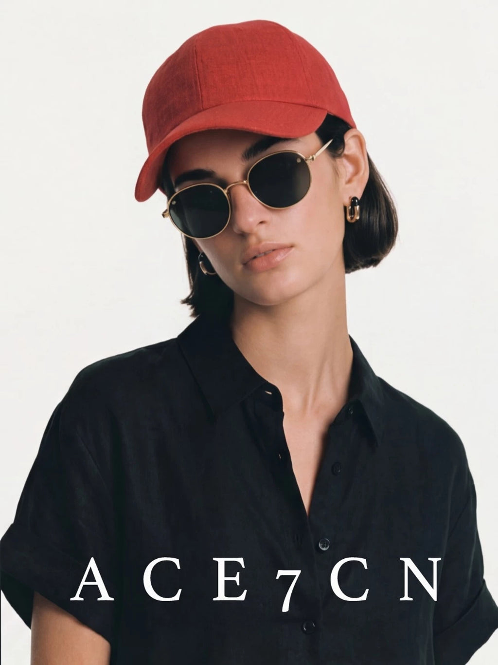 Urban Minimalist Linen Riding Hat Breathable Sun-Shade