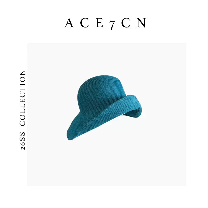 Nordic Colorful Vintage Chic Roll-Brim Bucket Hat