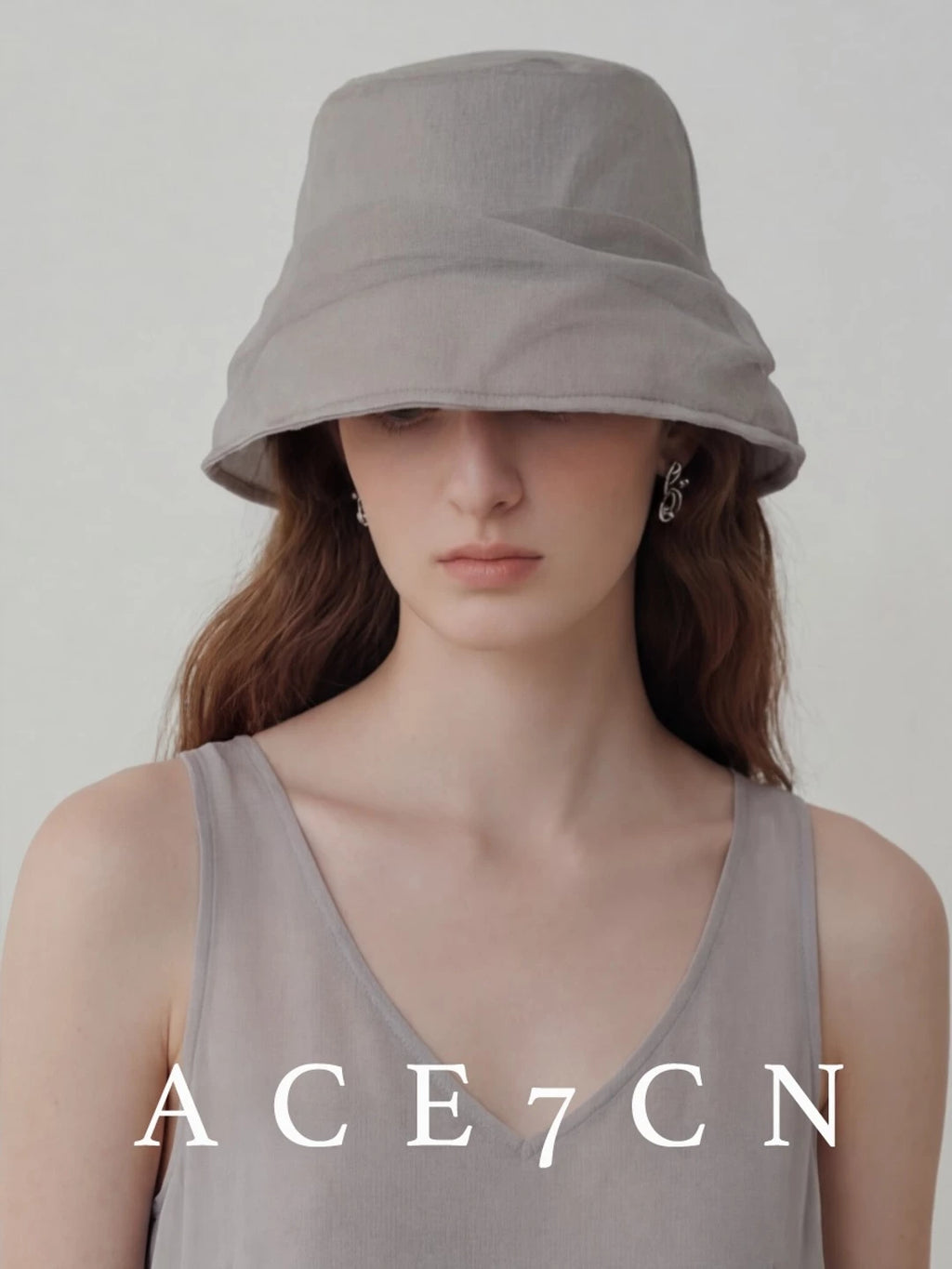 French Muted Bucket Hat Everyday Travel Sun-Protection