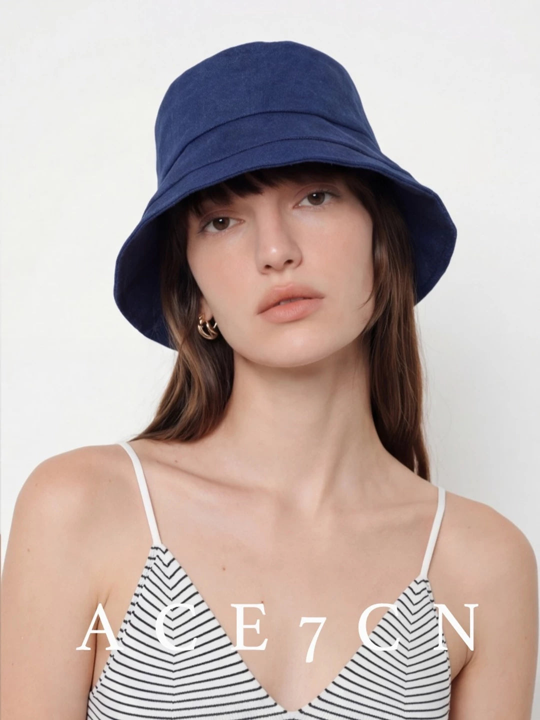 Old-Money Vintage Premium Linen Bucket Hat Wide-Brim
