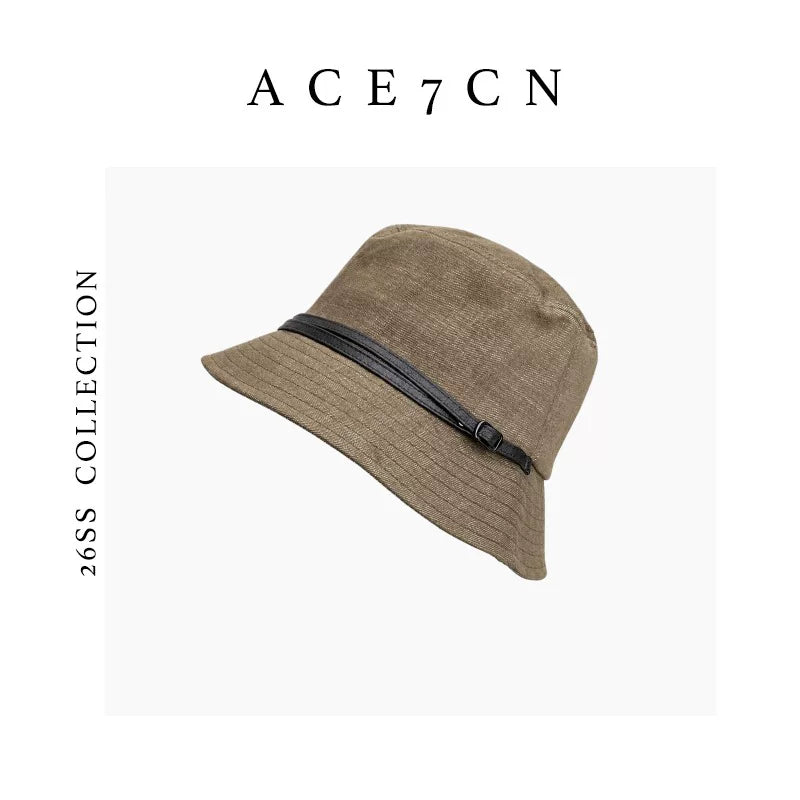 British Vintage Old-Money Classic Bucket Hat Versatile