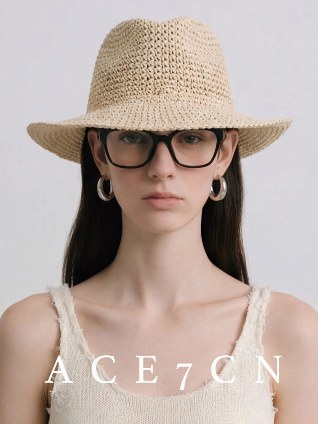 South American Western Straw Hat Minimalist Classic