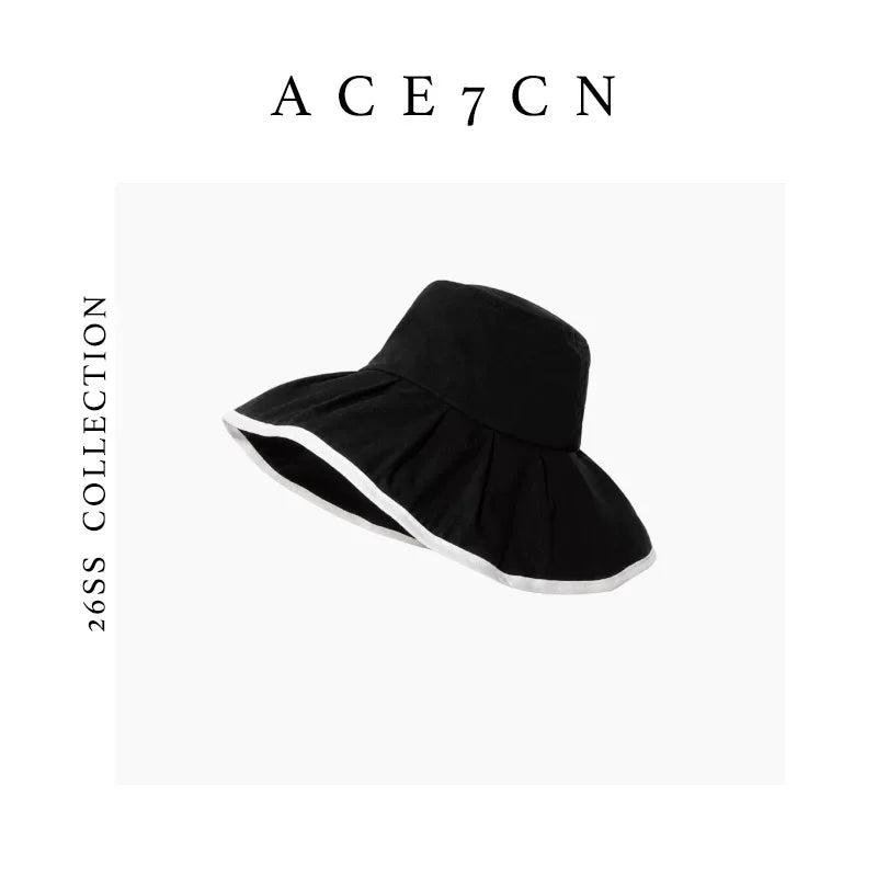South-France Summer Cloche Bucket Hat UPF Sun
