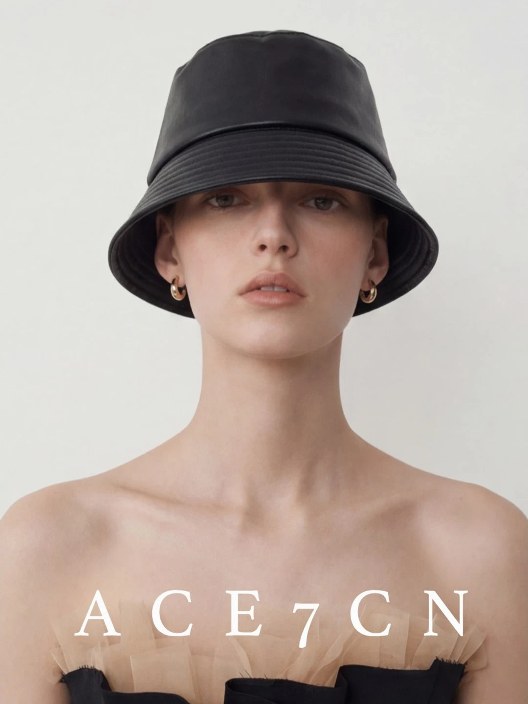 British Classic Bucket Hat Urban Minimalist Sheepskin