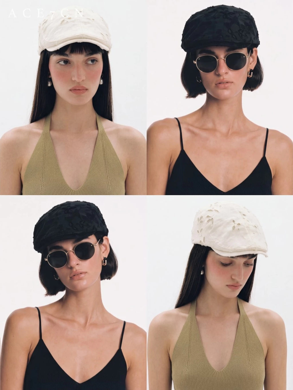 British Old-Money Vintage Flat Cap Burnout Cap